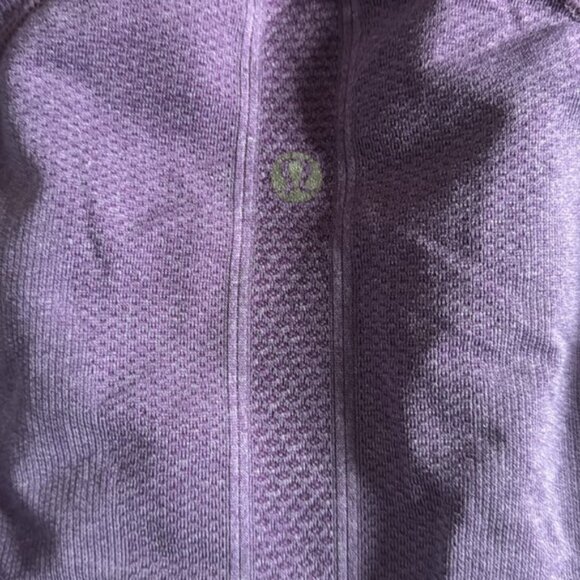 Lululemon Long Sleeve Thumbholes Size 6 Purple - Picture 9 of 10